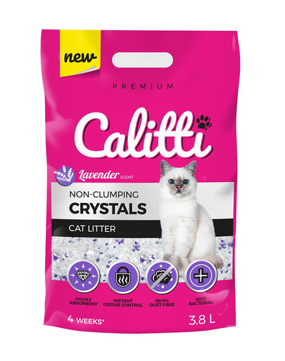 CALITTI Crystals lavender 3,8 l Silikonstreu Lavendel