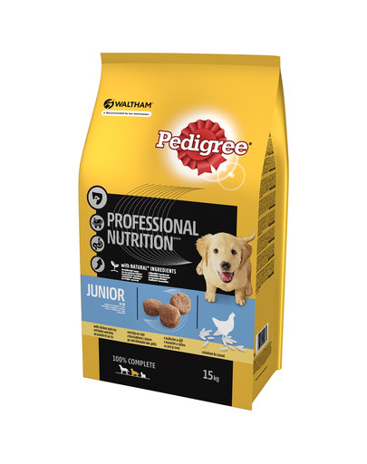 PEDIGREE Junior Professional Nutrition mit Huhn 15 kg