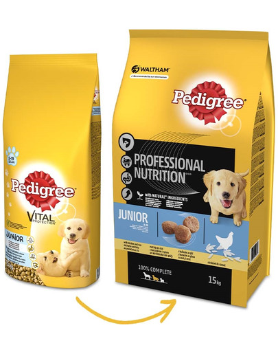PEDIGREE Junior Professional Nutrition mit Huhn 15 kg