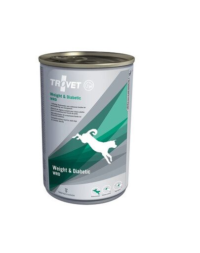 TROVET Weight and Diabetic WRD Nassfutter für Hunde 400 g