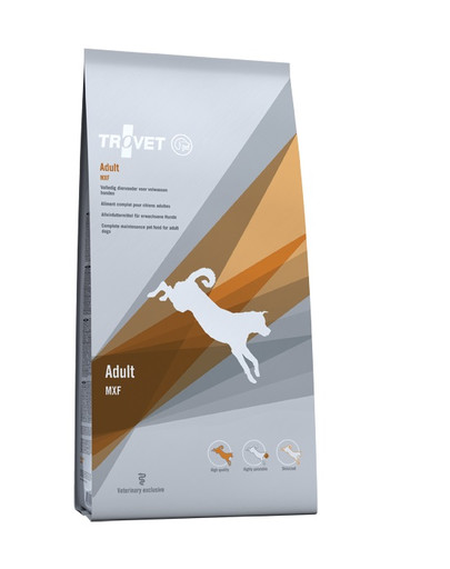 TROVET Adult MXF Trockenfutter für ausgewachsene Hunde 12,5 kg