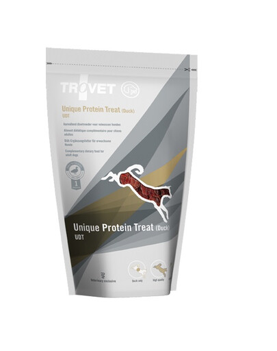 TROVET Unique Protein Treat Duck UDT funkcjonalne przysmaki dla psa 125 g