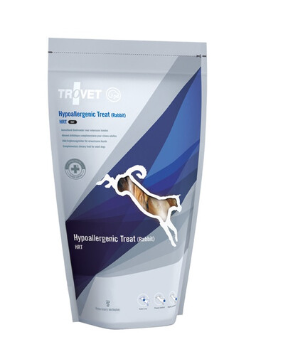 TROVET Hypoallergenic Treat Rabbit HRT ear funkcjonalne przysmaki dla psa 100 g