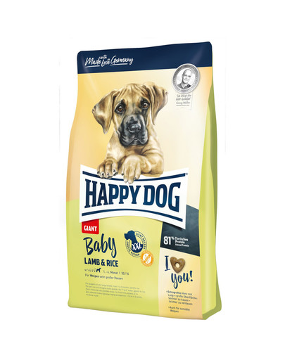HAPPY DOG Baby Giant Lamb & Rice 4kg