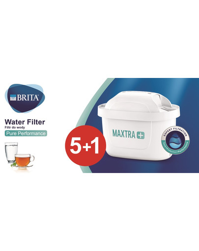 BRITA Wasserfilter Kartusche Brita Maxtra+ Pure Performance 6 St