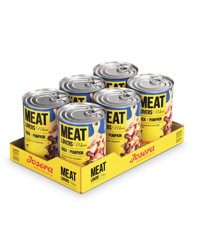 JOSERA Meatlovers Menu Duck with Pumpkin 6x800 g