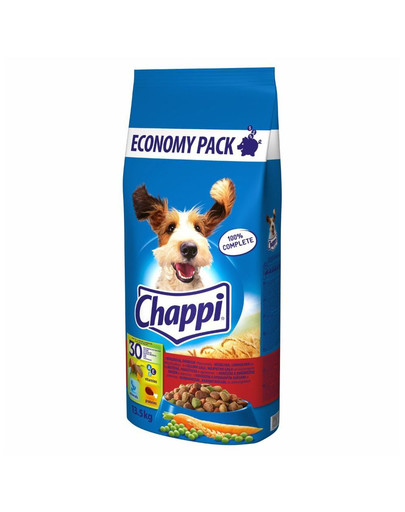 Chappi für Hunde mit Rindfleisch, Geflügel und Gemüse 13.5kg