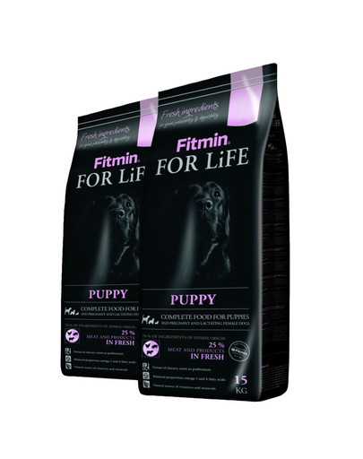 FITMIN Dog For Life puppy 30 kg (2 x15 kg)