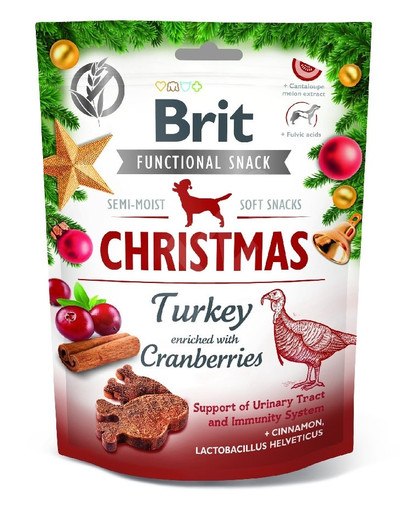 BRIT Care Dog Functional Snack Christmas Festlicher Leckerbissen für Ihren Hund 150 g