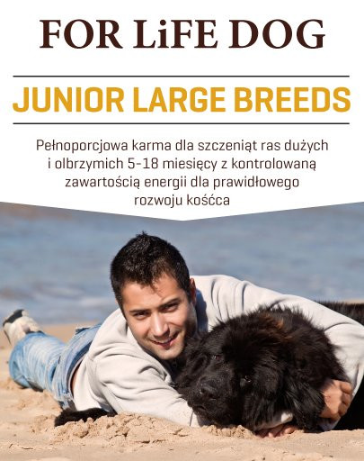 FITMIN Dog for life junior large breed 15 kg