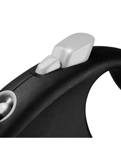 FLEXI Automatikleine Black Design M Gurt 5 m schwarz