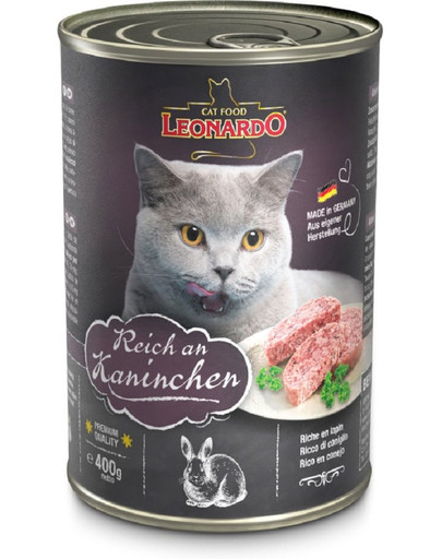LEONARDO Quality Selection reich an Kaninchenfleisch 800 g