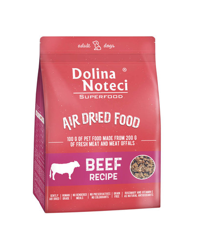 DOLINA NOTECI Superfood Trockenfutter für Rindfleischgerichte 1 kg
