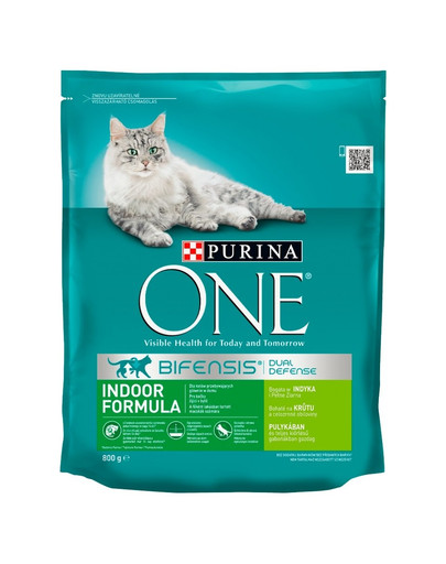 PURINA ONE INDOOR Truthahn und Weizen Formel 800 g