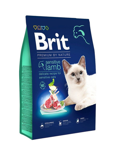 BRIT Cat Premium by Nature Sensitive lamb 8 kg