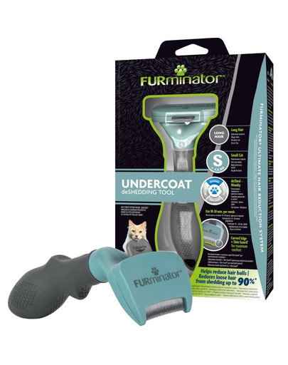 FURMINATOR Unterfellenthaarung für langhaarige Katzen Small
