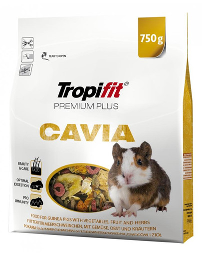 TROPIFIT Premium Plus CAVIA für Meerschweinchen 750 g