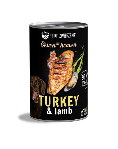 PAKA ZWIERZAKA Seventh Heaven Truthahn & Lamm (Truthahn&Lamm) 400 g