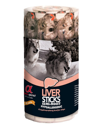 ALPHA SPIRIT Lebersticks für Hunde 160 g