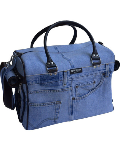 DOGGY DOLLY Tasche aus Denim, 21x38x29 cm