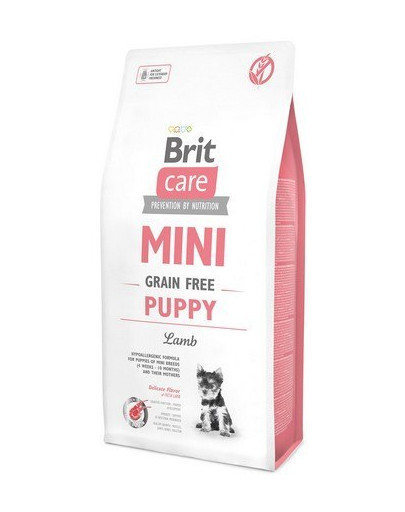 BRIT Care Mini Grain Free Mini Puppy Lamb 7 kg