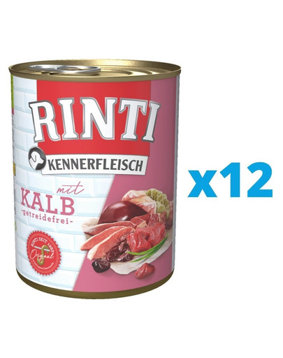 RINTI Kennerfleisch Kalbfleisch 12 x 400 g