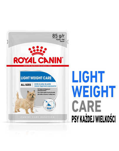 ROYAL CANIN LIGHT WEIGHT CARE Nassfutter für Hunde mit Neigung zu Übergewicht 48 x 85 g