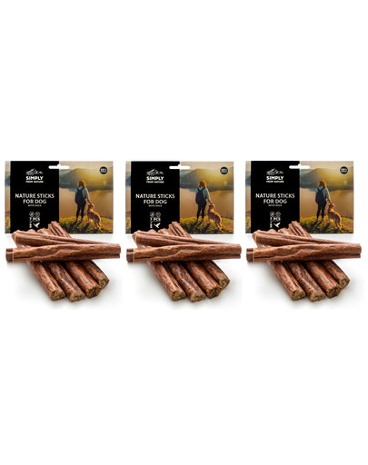 SIMPLY FROM NATURE Nature Sticks with duck natürliche Zigarren mit Entenfleisch 3 x 7 Stück
