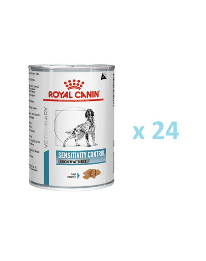 ROYAL CANIN Dog sensitivity control chicken & rice 24x420 g