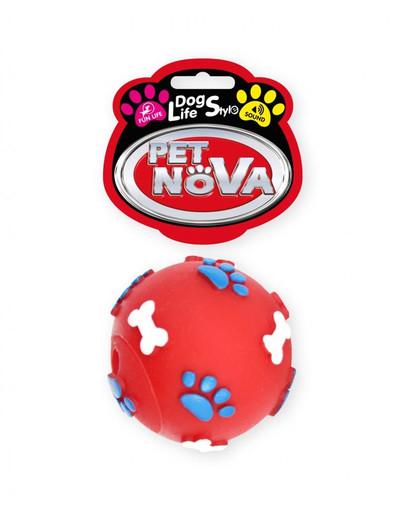 PET NOVA DOG LIFE STYLE Hundespielzeug Kauspielzeug 6cm Rot