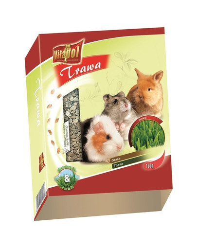 VITAPOL Gras für Nagetiere in Schalen 100g