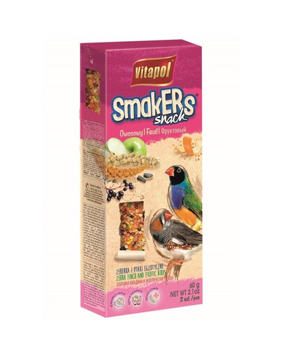 VITAPOL Smakers pro zebřičky - ovocné