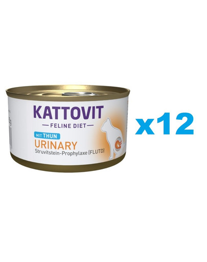 KATTOVIT Feline Diet Urinary Thun 12 x 85 g