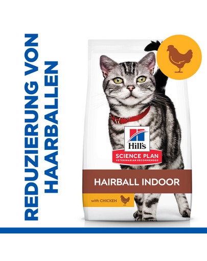 HILL'S Science Plan Feline Adult Hairbal & Indoor New 3 kg