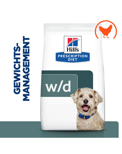 HILL'S Prescription Diet w/d Diabetes Care Chicken Adult 10 kg