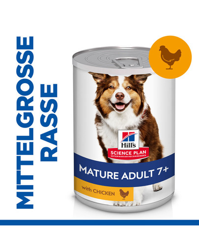 HILL'S Science Plan Canine Mature Adult Chicken 370 g für ältere Hunde mit Huhn