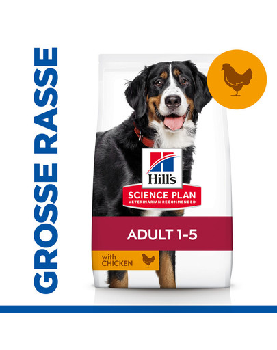 HILL'S Science Plan Canine Adult Large breed Chicken 18 kg Hundefutter Huhn für große Rassen