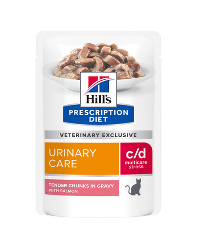 HILL'S Prescription Diet Feline c/d Urinary Stress Losos 85 g