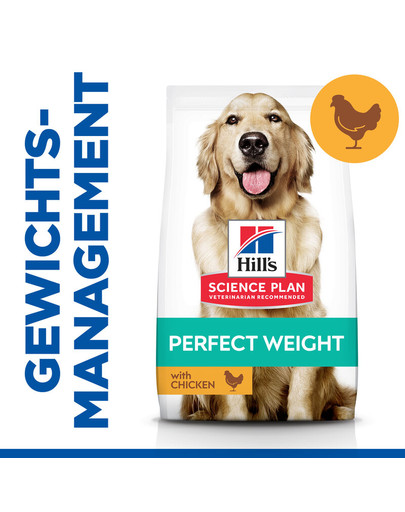 HILL'S Science Plan Hund Adult Perfect Weight Large Breed Huhn 12 kg