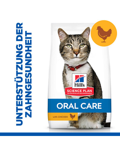 HILL'S Science Plan Feline Adult Oral Care Chicken 1,5 kg