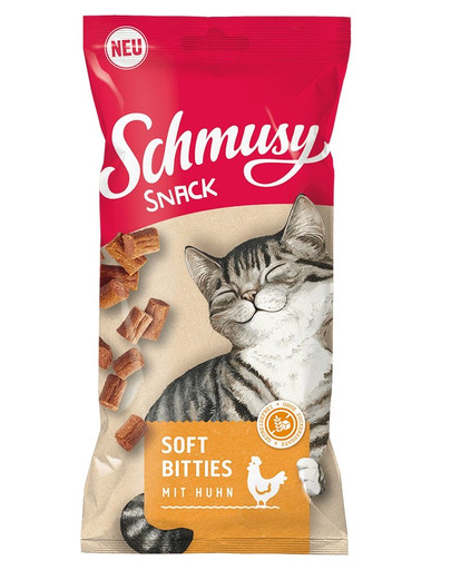 SCHMUSY SNACK Soft Bities weiche Hühnerbisse 60 g