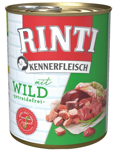 RINTI Kennerfleisch Game Wildfleisch 6x800 g + Tasche GRATIS