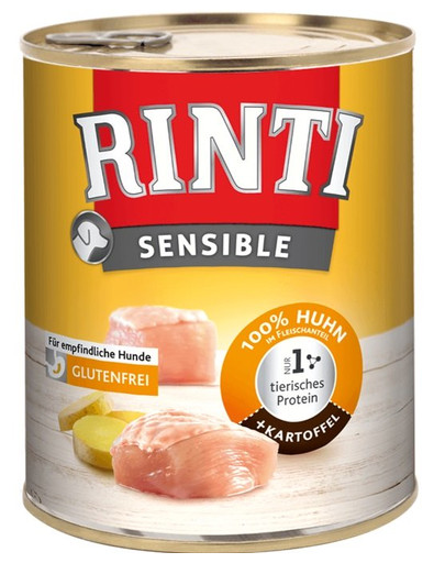 RINTI Sensible Huhn mit Kartoffeln 6x800 g + Tasche GRATIS