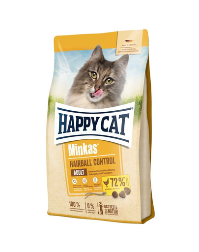 HAPPY CAT Minkas Hairball Control Chicken 4 kg