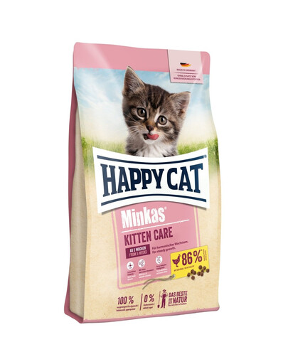 HAPPY CAT Minkas Kitten Care Drób 1,5 kg