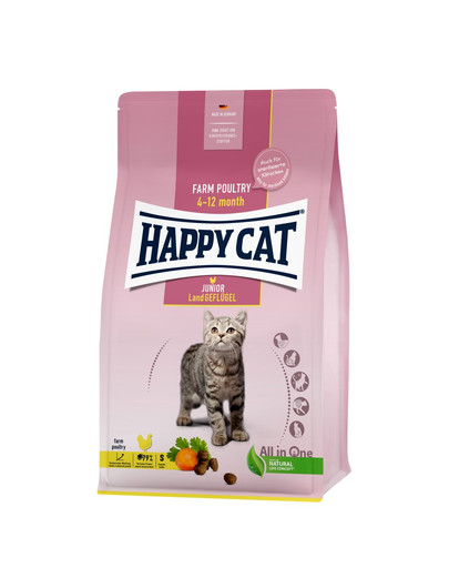HAPPY CAT Young Junior Land-Geflügel 10 kg