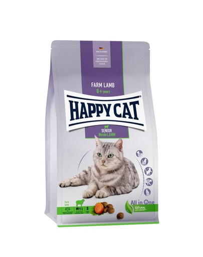 HAPPY CAT Senior Weide-Lamm 4 kg