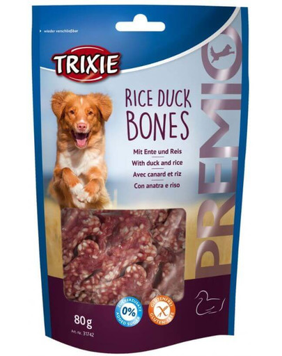 TRIXIE PREMIO Rice Duck Bones 80g