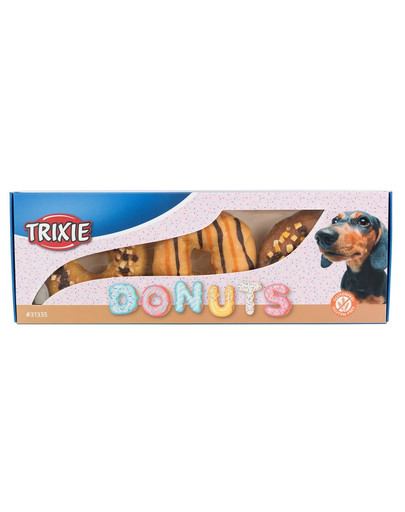 TRIXIE Donaty Hundeleckerli mit Ente, Kürbis, Banane 3 × 100 g