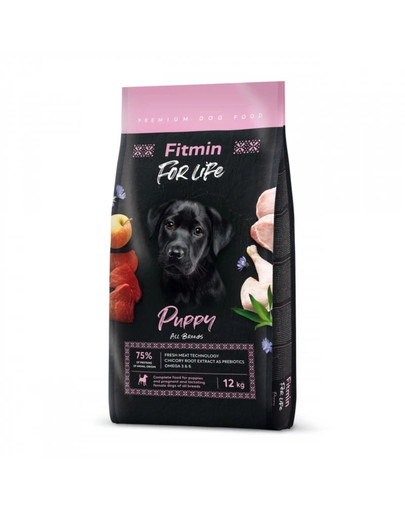 FITMIN Dog For Life Puppy Welpenfutter 12 kg